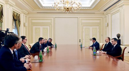 Президент принял чешскую делегацию