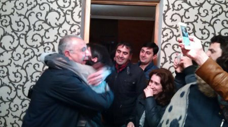 Azerbaijan frees rights activist after 2 years in prison  - PHOTOS