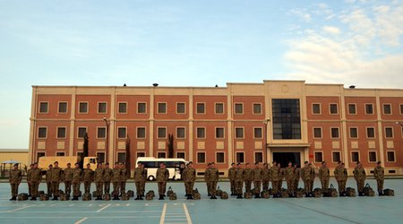 42 peacekeeping Azerbaijani troops depart on mission to Afghanistan