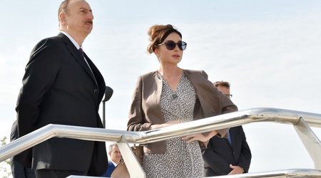 Президент ознакомился с новым парком