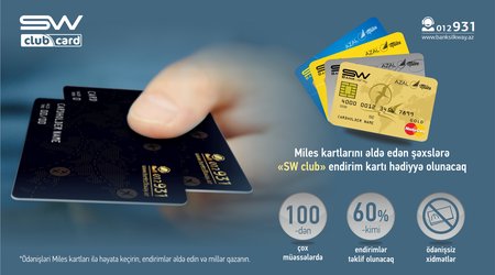 Bank Silk Way presents special “SW Club” for the holders of its plastic cards