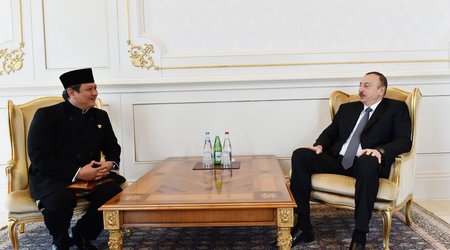 İlham Əliyev İndoneziya səfirinin etimadnaməsini qəbul etdi - FOTOLAR