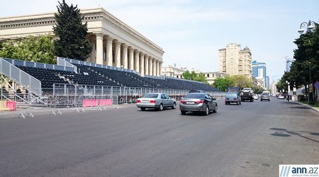 "Formula1": tamaşaçı arenaları quraşdırıldı - FOTOLAR