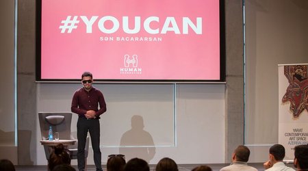 "YOU CAN" layihəsində görmə qabiliyyətini tamamilə itirən şəxs uğurlarını bölüşdü - FOTO