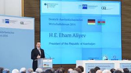 Ilham Aliyev attended the opening of Azerbaijani-German Economic Forum in Berlin