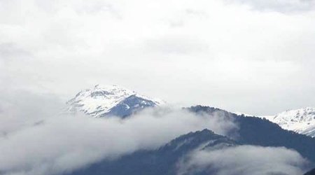 Zaqatalaya qar yağdı - FOTOLAR