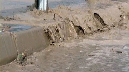 Güclü sel Göyçay və Şamaxıya ciddi ziyan vurdu - FOTOLAR