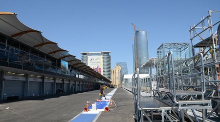 Bakıda "Formula 1" ilə bağlı tikinti işləri başa çatır - Fotolar
