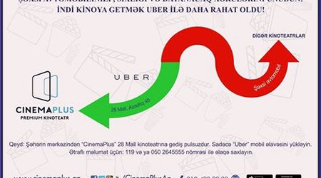 Bütün yollar “CinemaPlus” kinoteatrına aparır!