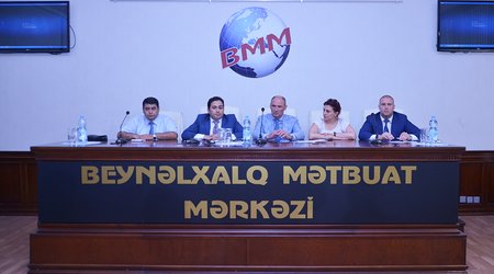 Xarkov Milli Daxili İşlər Universitetinin rektoru Bakıda - FOTOLAR