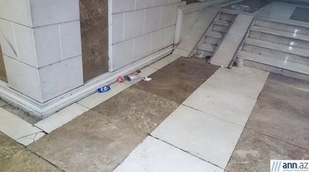 Zibillənmiş metro keçidlərimiz - FOTOLAR