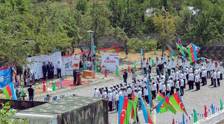 ASAN Könüllülərinin “Həmrəylik Düşərgəsi”nin açılış mərasimi keçirildi - FOTOLAR