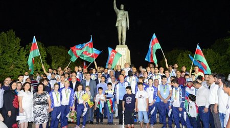Azərbaycanın Olimpiya yığması vətənə döndü