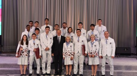 Президент встретился с участниками Олимпийских игр 
