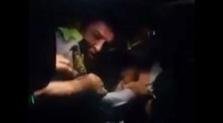 Sumqayıtda sərxoş sürücü ilə yol polisi əməkdaşı arasında dava — VİDEO