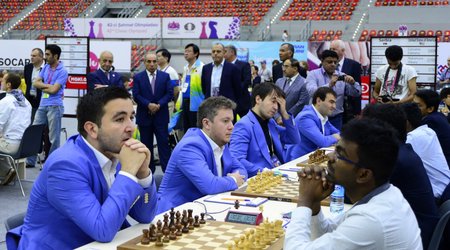 Komandamız Ümumdünya Şahmat Olimpiadasını medalsız başa vurdu