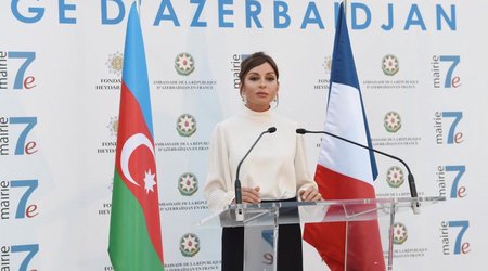Mehriban Aliyeva visits opening ceremony of "Azerbaijani town"