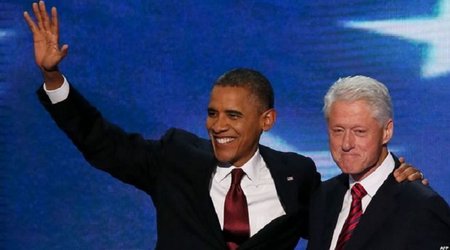 Obama Klintona səsləndi: "Gəl, səni evə aparım" - VİDEO