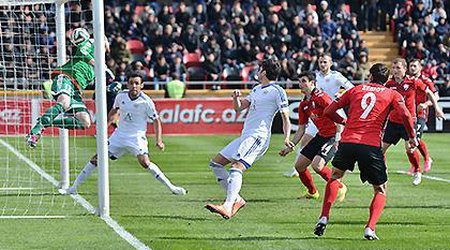 "Qarabağ" "Qəbələ"yə qarşı