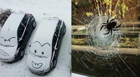 Vandalizm də bəzən sənətə çevrilir - FOTOLAR