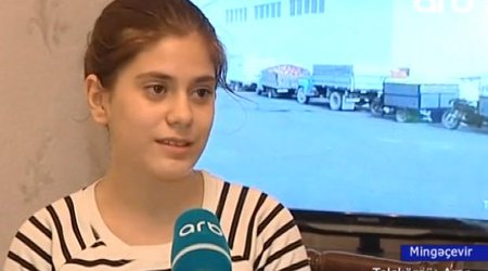 Qeyri-adi bacarığı olan 13 yaşlı qız - "4-cü sinifdən beləyəm"-VİDEO+FOTOLAR