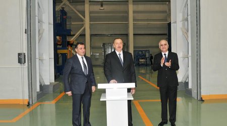 lham Aliyev inaugurated "Oksigen" plant in Baku 