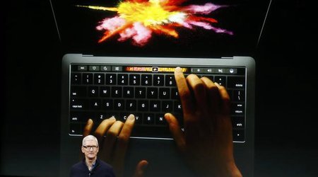 Apple adds touch screen keys to MacBook Pro