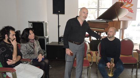 Almaniyalı ifaçı Bakıda ustad dərsi keçib - FOTOLAR