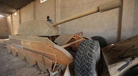 IS uses wooden tanks and bearded mannequins in decoy attempts
