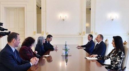 Ильхам Алиев принял Маргариту Попову