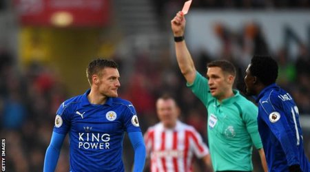 Leicester City appeal against red card in Stoke draw