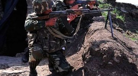 Armenians violate ceasefire 50 times using large-caliber machine guns