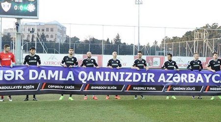 "Qarabağ" şəhidləri meydanda andı