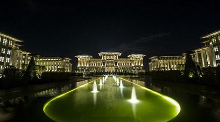 Ərdoğanın dəbdəbəli sarayı - FOTOLAR