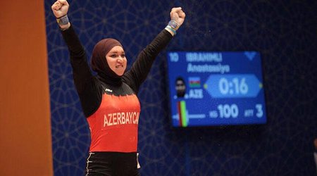 Bakı-2017: 5 rekord yeniləyən ağır atletimiz çempion oldu