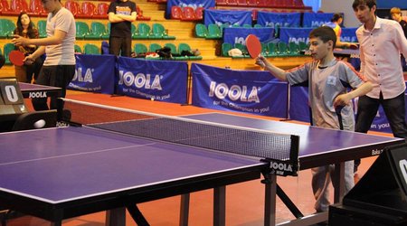 Autizmli uşaqlar arasında ilk dəfə stolüstü tennis yarışı keçirilib
