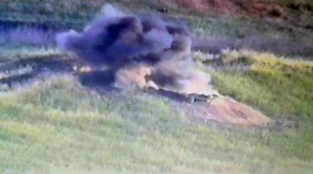 МО: Уничтожена огневая точка вооруженных сил Армении - ВИДЕО
