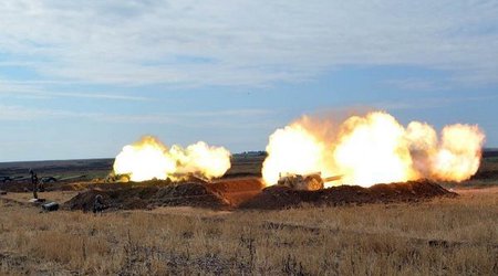 Азербайджанская армия провела боевые стрельбы