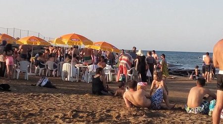 Bakıda polkovnik dənizdə batdı , FHN kömək edə bilmədi - VIDEO