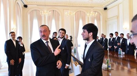 Ильхам Алиев пошутил над Афраном Исмаиловым