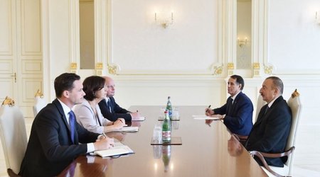 Ильхам Алиев принял председателя ПА ОБСЕ