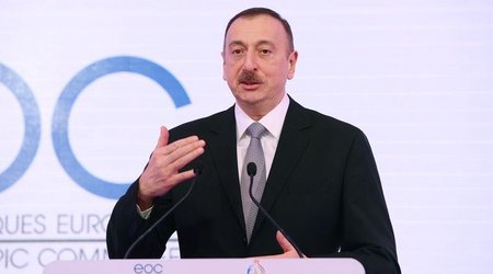 Ильхам Алиев на выставке «Expo 2017 Astana»