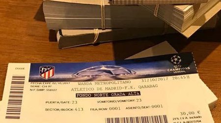 "Atletiko" - "Qarabağ" matçının biletlərini Bakıda əldə etmək olar