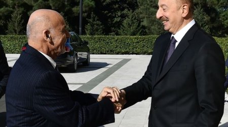 Ильхам Алиев принимает президента Афганистана - ФОТО