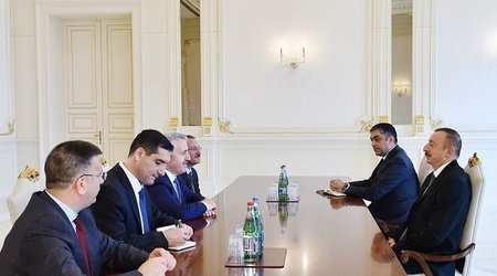 Ильхам Алиев принял турецкого министра – ФОТО