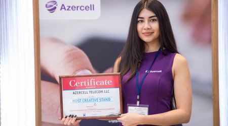 Стенд Azercell назван «самым креативным стендом» выставки “Bakutel 2017”