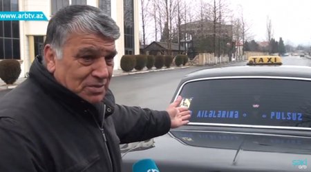 "Deyirlər ki, ağlı yoxdur" - Şəhid ailələri üçün pulsuz taksi - VİDEO