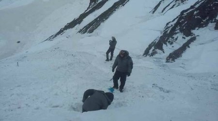 Alpinistlərin axtarışı ilə bağlı son vəziyyət - FOTOLAR