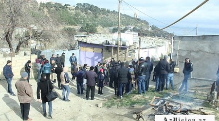 Sürüşmə Bayılı bu vəziyyətə saldı - FOTOLAR