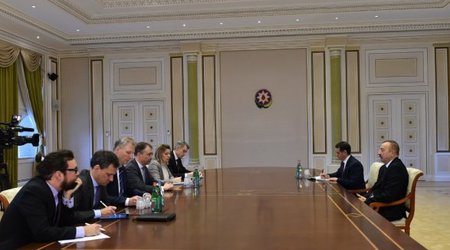 Эмиссар Евросоюза на переговорах с Ильхамом Алиевым - ФОТО